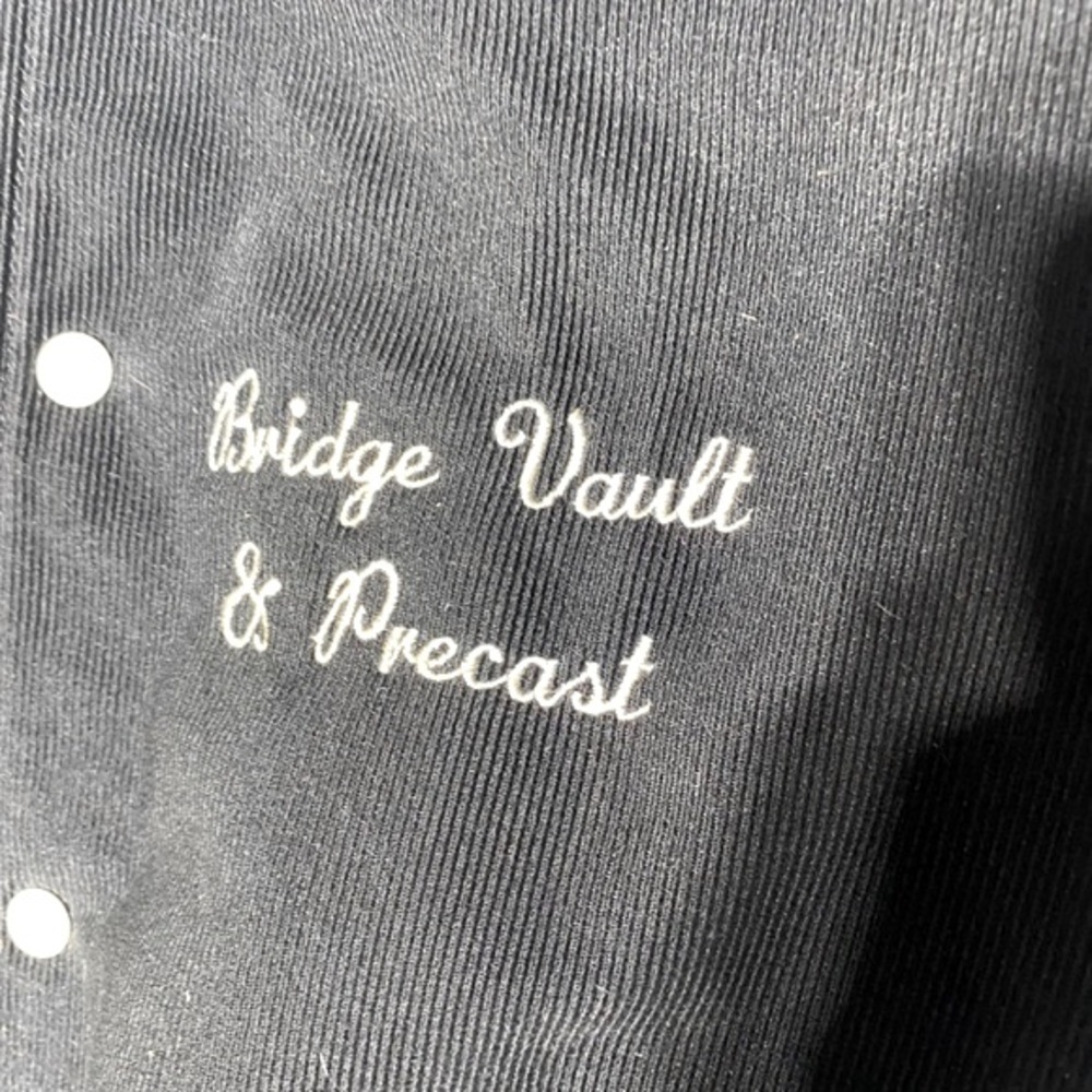 Vintage Black Textured Snap Front Bomber Style Light Jacket M - Picture 6 of 14